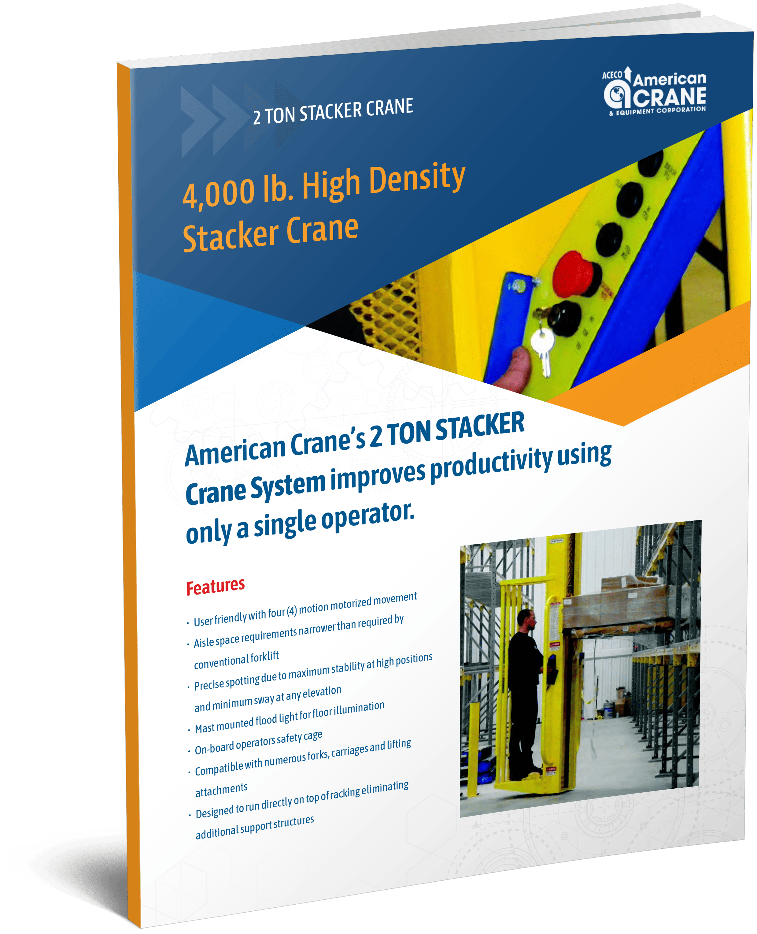 2 Ton Stacker Crane (#104)