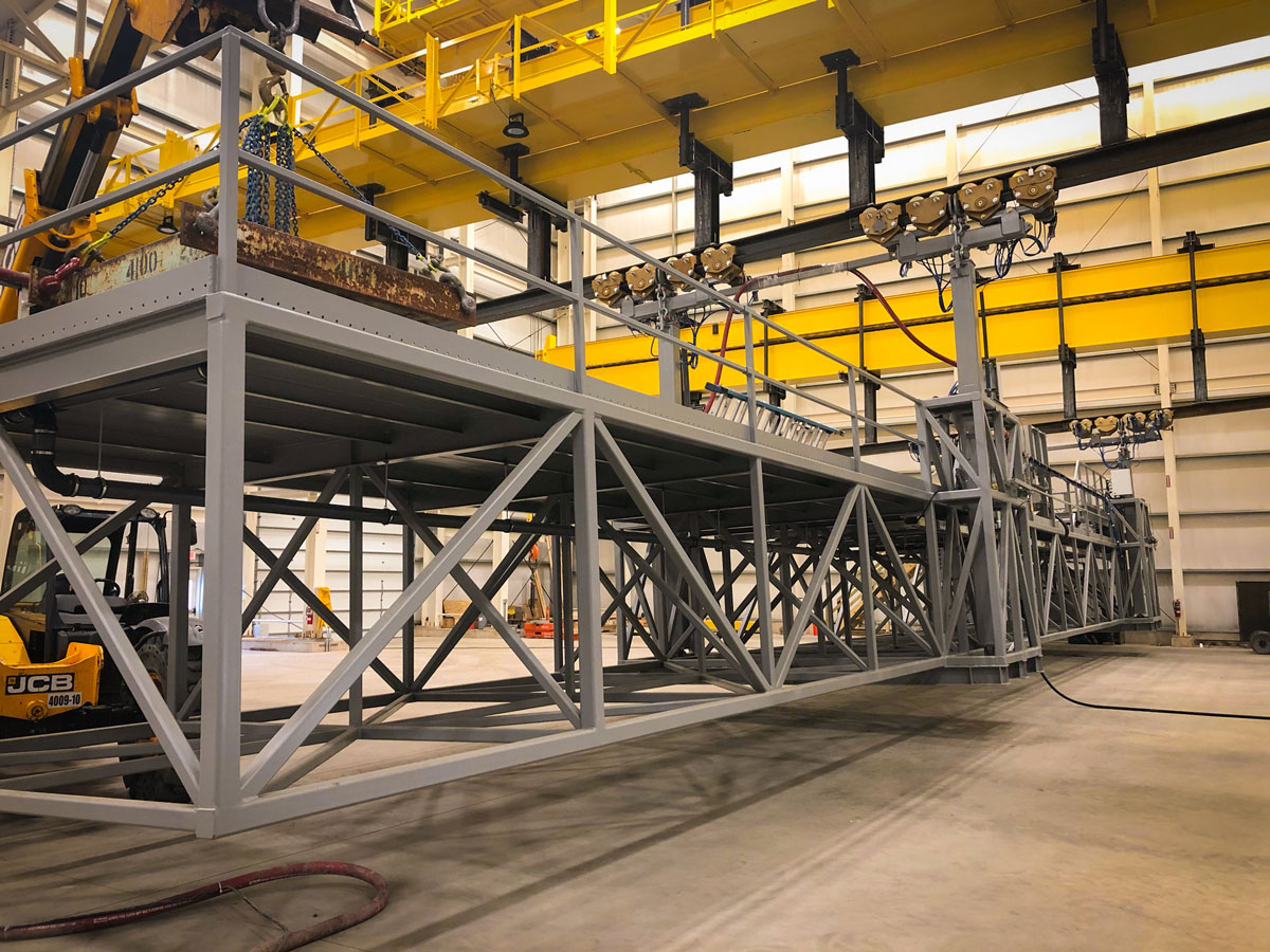 bridge traveler crane fabrication