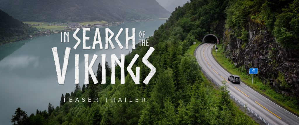 Teaser trailer thumbnail for In Search of the Vikings, a documentary exploring Norwegian heritage and ancestry